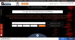 Desktop Screenshot of harmonyacura.com