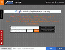 Tablet Screenshot of harmonyacura.com